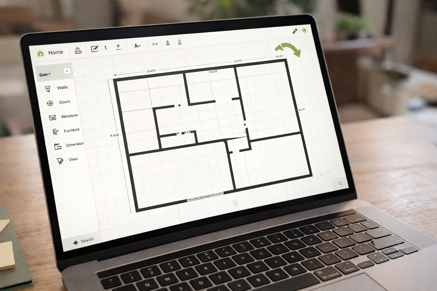 Plano básico en la app